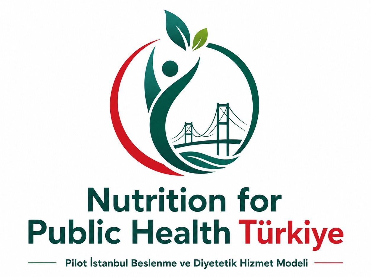 Nutrition for Public Health Türkiye – Pilot İstanbul Beslenme ve Diyetetik Hizmet Modeli logosu