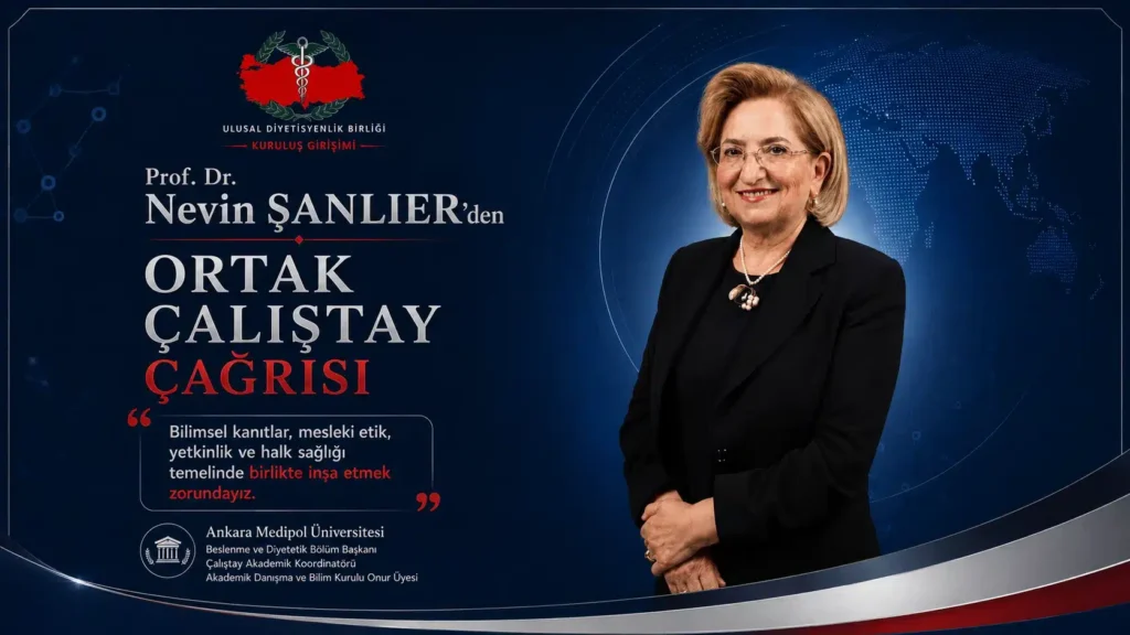 Eğitimden yapay zekaya geleceğin diyetisyenliği nasıl şekillenecek? | Prof. Dr. Nevin Şanlıer — Yazar: Nurettin Şahinli